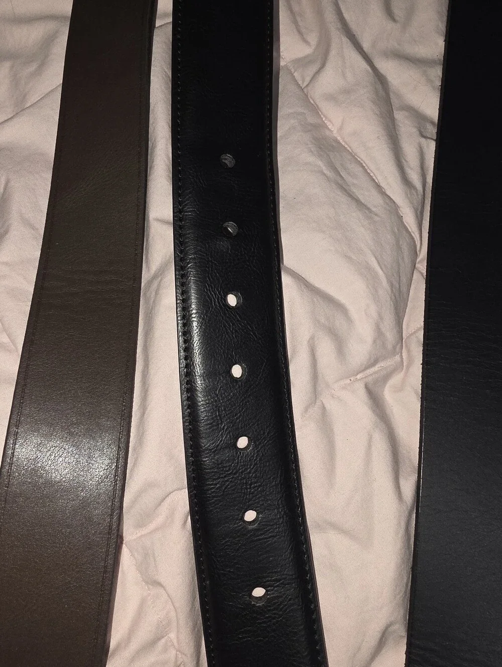 Black Leather Men's Belt Dickies